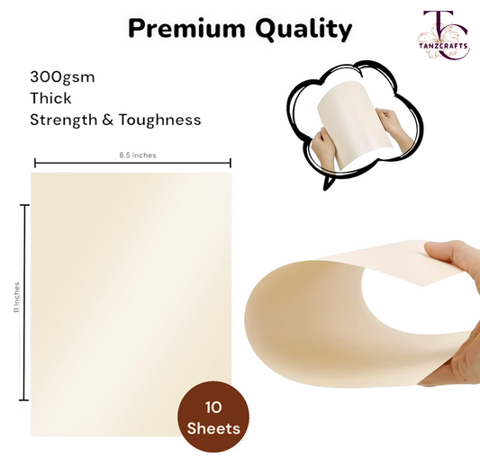 Silica Blue Shimmer Cardstock A4, Metallic Paper, TANZCRAFTS 300 GSM Printer Friendly Pearlescent Paper for Invitations, Weddings, Parties, Showers, Art & Crafts